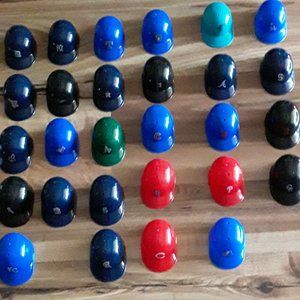 28 Vintage MLB Baseball Mini Gumball Helmets Several Older Logos See Description